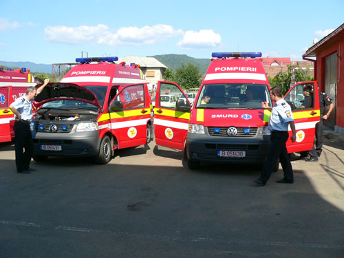 FOTO: Ambulante pentru serviciul SMURD Maramures